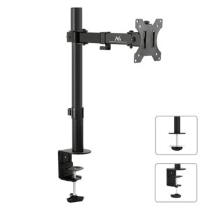 Maclean monitor tartókar 13-32, fekete, 8kg, vesa 75/100