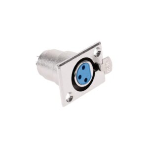 Xlr 3-pin női aljzat szerelhető