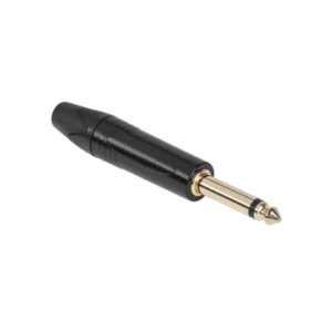 6,3 mm mono jack dugó fekete hq