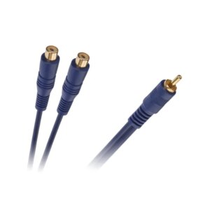 Rca elosztó kábel 20cm 2x aljzat