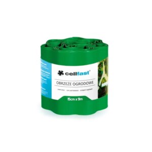 Zöld hullámos kerti szegély 15cm x 9m vízálló