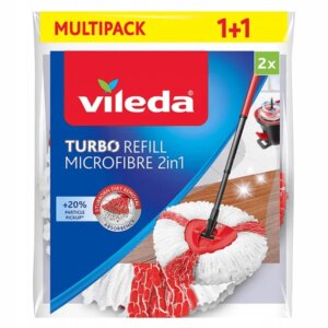 Vileda turbo mop fej 2db - mikroszálas, hatékony tisztítás