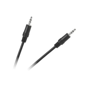Fekete 3,5mm jack audio kábel 1,5m