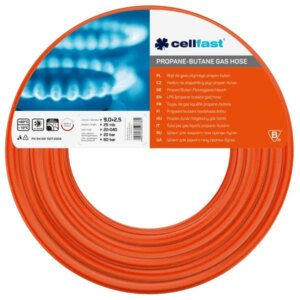 Cellfast propán-bután gázcső 9mm x 2,5mm 25m