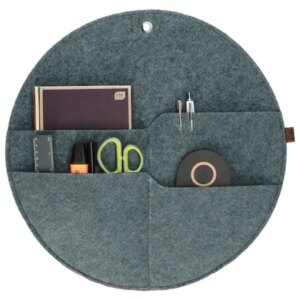 Filc fali rendező xl szürke kör 45cm