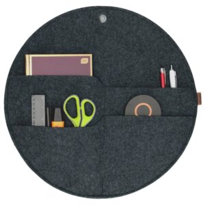 Antracit filc fali rendező xl 45cm
