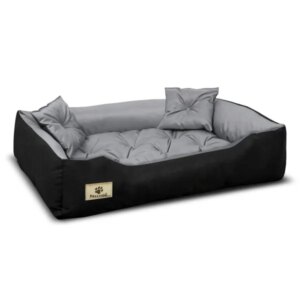 Prestige kutyafekhely 145x115cm szürke-fekete