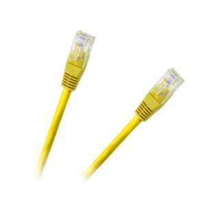 Sárga utp 8c patchcord kábel 1,5m cca rj45