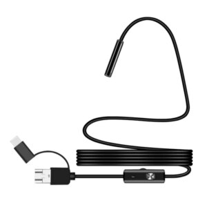 Rebel 480p ellenőrző kamera usb-c 7mm ip67 led