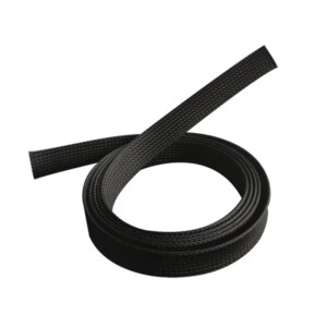 Fekete poliészter kábelvédő 1m/40mm