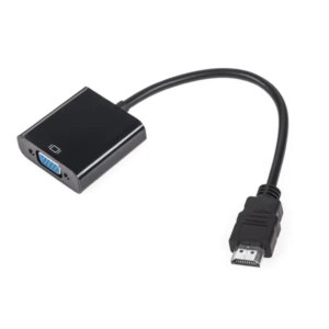 Hdmi-vga adapter + audio, 1080p, 20cm, plug&play
