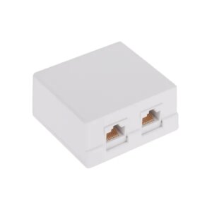 Internet aljzat 2x rj-45 kat5e ss6-6019