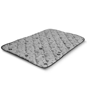 Kutyafekhely xl szürke csontok 120x80cm vízálló prestige
