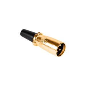 Aranyozott 3-pin xlr mikrofoncsatlakozó