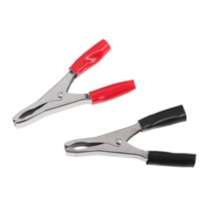 Erős krokodilcsipesz 50a ct6118 piros/fekete