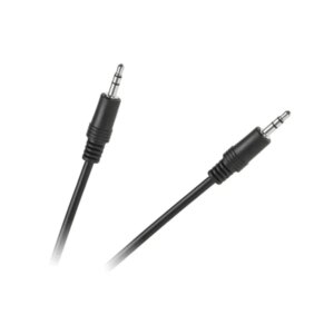 Fekete 3,5 mm jack audio kábel 0,6m