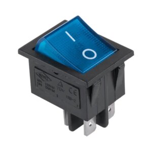 Kék billenőkapcsoló 230v irs-201-3c