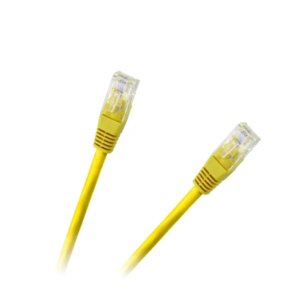 Sárga utp patchcord kábel 0,5m cca kat.6e