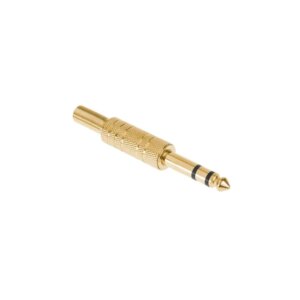 Arany 6.3 mm sztereó jack dugó