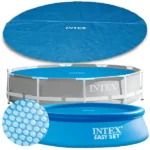 Intex napelemes buborékfólia medencetakaró 244 cm-es körmedencékhez