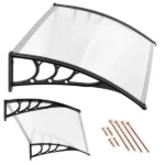 Bejárati ajtó feletti előtető 150×80 cm, 0,5 cm polikarbonát