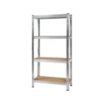Fém raktári állvány 4 polccal 150x75x30 cm, 540 kg teherbírás