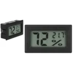 Digitális hő- és páratartalom-mérő LCD kijelzővel, −50°C–70°C, süllyeszthető