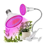 200 LED növekedést segítő E27 lámpa, 9.5 W, vörös-kék fény