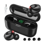 Vezeték nélküli Bluetooth 5.1 fülhallgató LCD kijelzős 2000 mAh powerbank