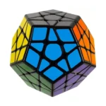 Megaminx dodekaéder logikai kirakó kocka, 7.5×9×8 cm, ABS, színes