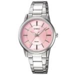 Casio női karóra LTP-1303D-4AVDF, 30 mm, rózsaszín számlap, WR50