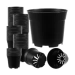 Fekete termelő műanyag cserép 16 cm, 2 l – 500 db-os szett