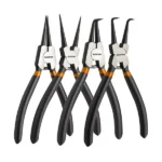 Seeger gyűrűfogó készlet 4 db, belső/külső, egyenes+hajlított, 17 cm
