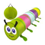 Kruzzel hernyó formájú színes gyerek alagút sátor 165 cm hordtáskás