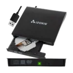 USB 3.0 külső CD/DVD író-olvasó, plug & play, 24x CD, 8x DVD