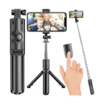 Szelfibot és tripod 2 az 1-ben, Bluetooth távirányítóval, 92 cm, 360°