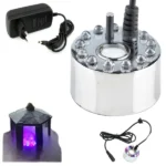 Ultrahangos ködképző LED-es ionizáló párásító, 25 W, 24 V adapterrel
