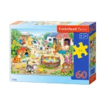 60 darabos farm témájú midi kirakó gyerekeknek (5+)