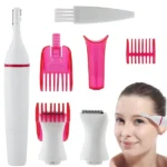 Női precíziós test- és bikinivonal trimmer, rozsdamentes acél, hordozható