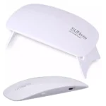 Mini UV/LED körömlámpa 6 W, USB, hibridek és gélekhez