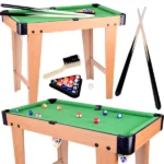 Gyerek biliárd asztal készlet 73,5×40,5×59 cm, komplett tartozékok