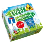 KRESZ memóriakártya játék 40 db útjelző tábla, 7+ év, 2-4 játékos