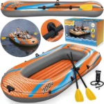 Bestway Kondor Elite 3000 felfújható csónakszett 246x122 cm 200 kg evező+pumpa