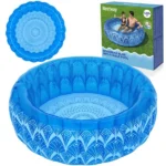 Bestway felfújható családi medence Bohemian Blue, 168×53 cm, 2 pohártartó
