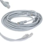 UTP Cat5e RJ45 Ethernet patch kábel, 10 m, szürke