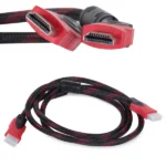 HDMI 2.0 prémium kábel 1,8 m, 4K UHD/3D, aranyozott, nylon fonott