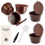 5 db újratölthető Dolce Gusto kompatibilis kávékapszula mérőkanállal