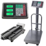 Elektronikus platformmérleg 100 kg-ig, háttérvilágított LCD kijelző