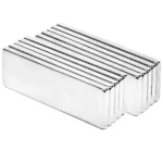 Nagy erejű neodímium mágnes készlet, 10 × 5 × 1,5 mm, 10 db