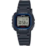 Casio LA-20WH-1C gyerek digitális karóra, fekete, WR30, LED dobozzal